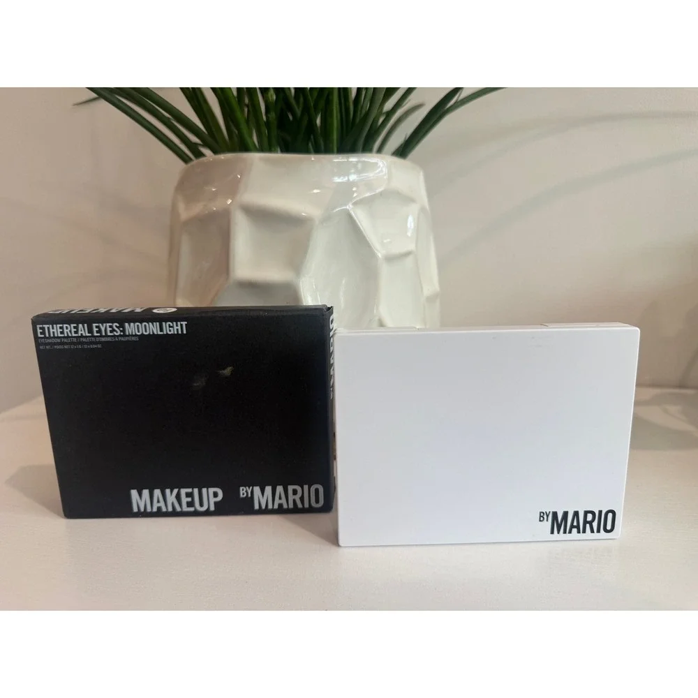 Makeup by Mario Ethereal Eyes Moonlight Eyeshadow Palette 12 Pan Cool Tones New